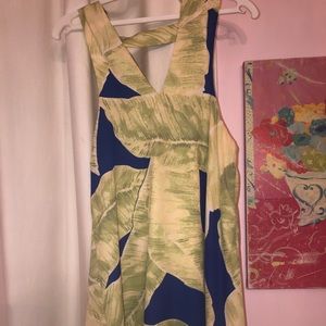 Karlie Palm Print dress